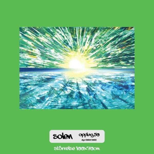 Solen 100x70cm