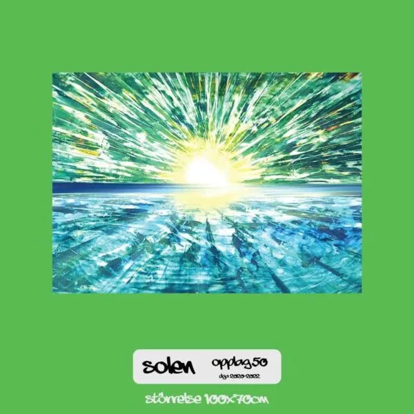 Solen 100x70cm