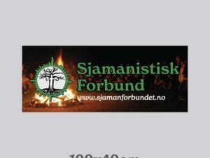 BANNER med maljer 100x40cm