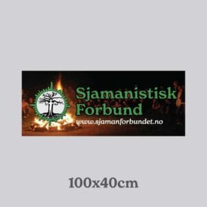 BANNER med maljer 100x40cm