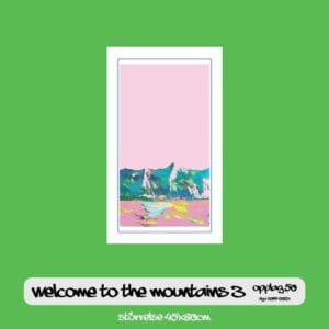 Welcome to the mountains 3 45x80cm