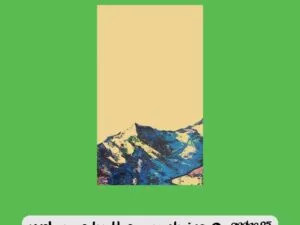 Welcome to the Mountains 2 45x80cm