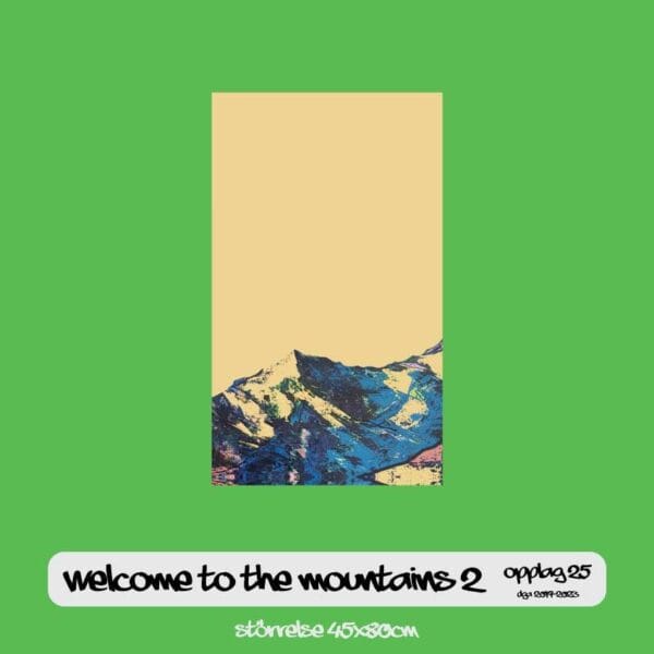 Welcome to the Mountains 2 45x80cm