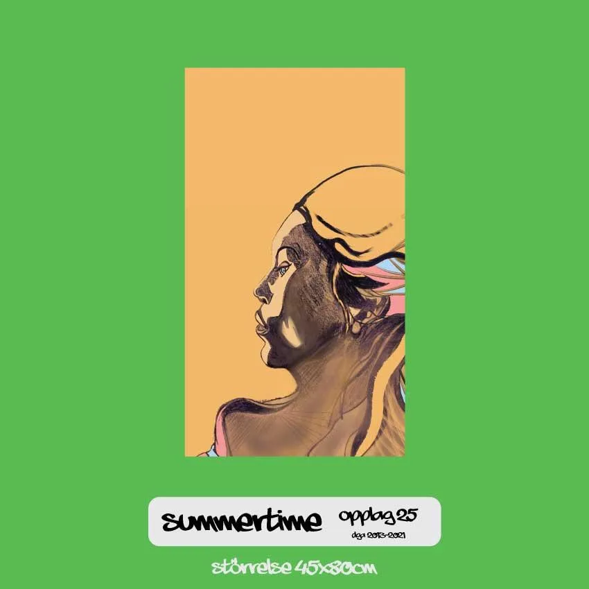 Summertime 45x80cm