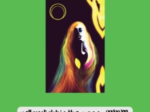 Yellow Light in the Moon 50x80cm